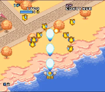 Pop'n TwinBee (Japan) screen shot game playing